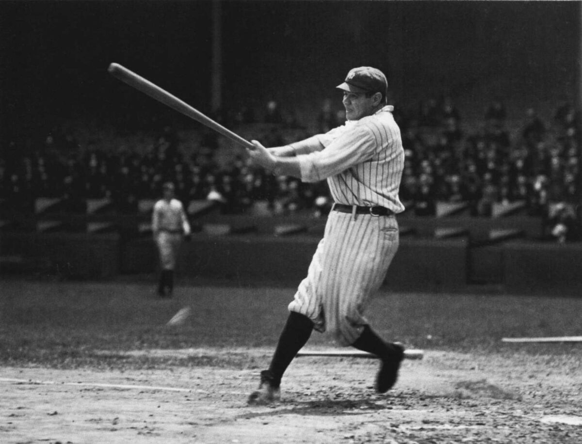 The Yankees' legendary star Babe Ruth