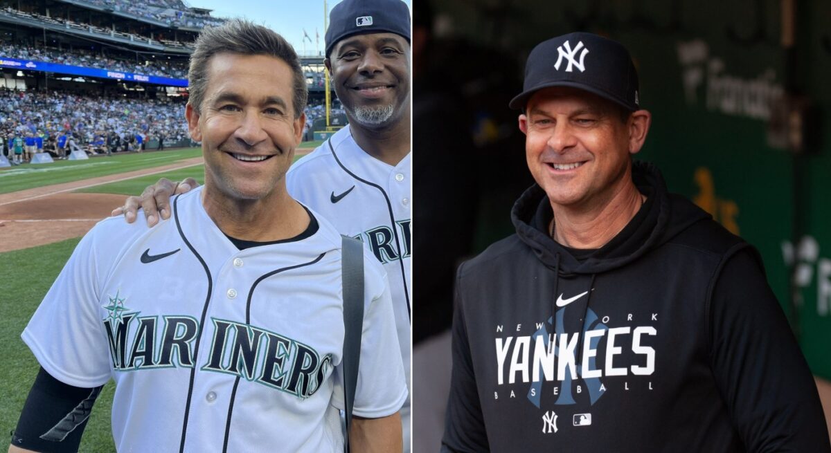 Bret Boone and his brother, Yankees manager Aaron Boone