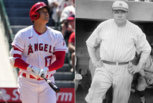 Shohei Ohtani and Babe Ruth