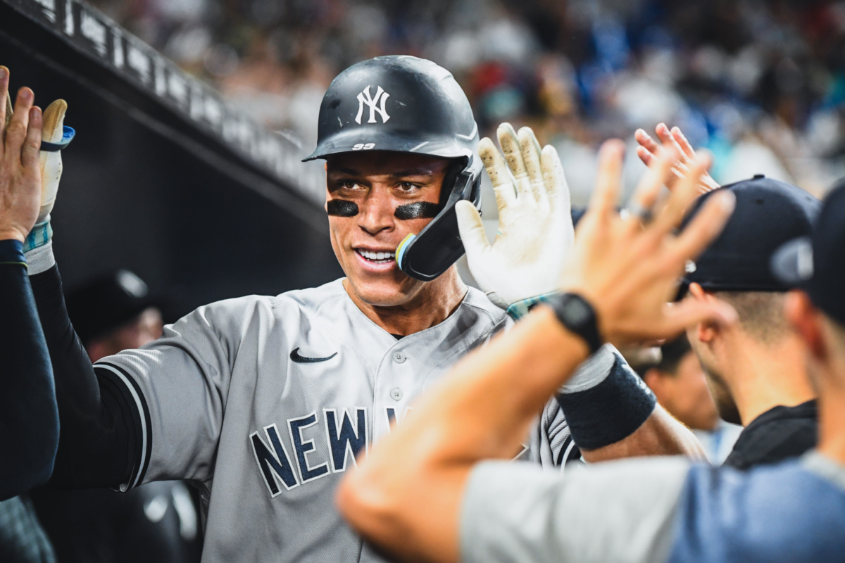Aaron Judge, the captain of the Yankees
