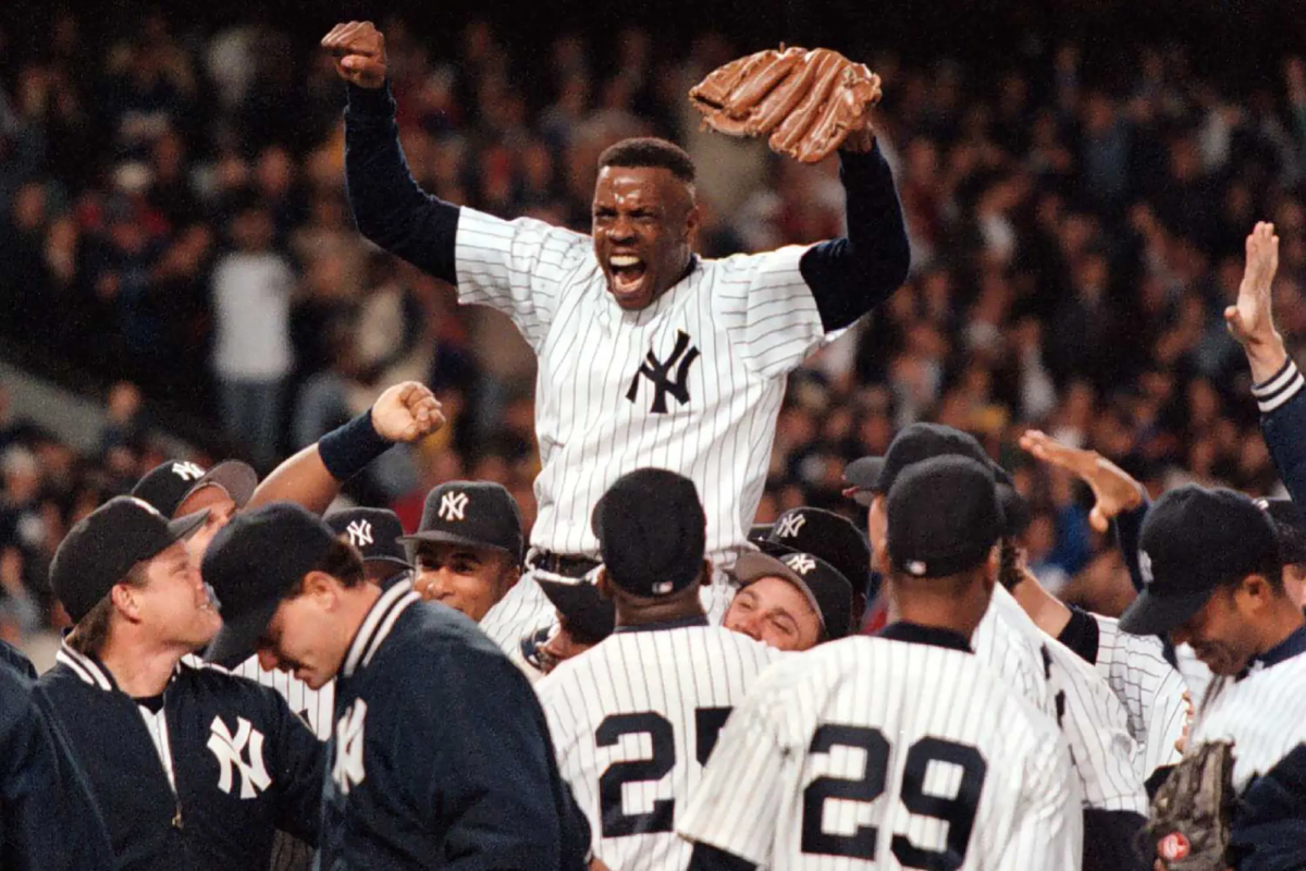 Dwight Gooden in action for the Yankees.