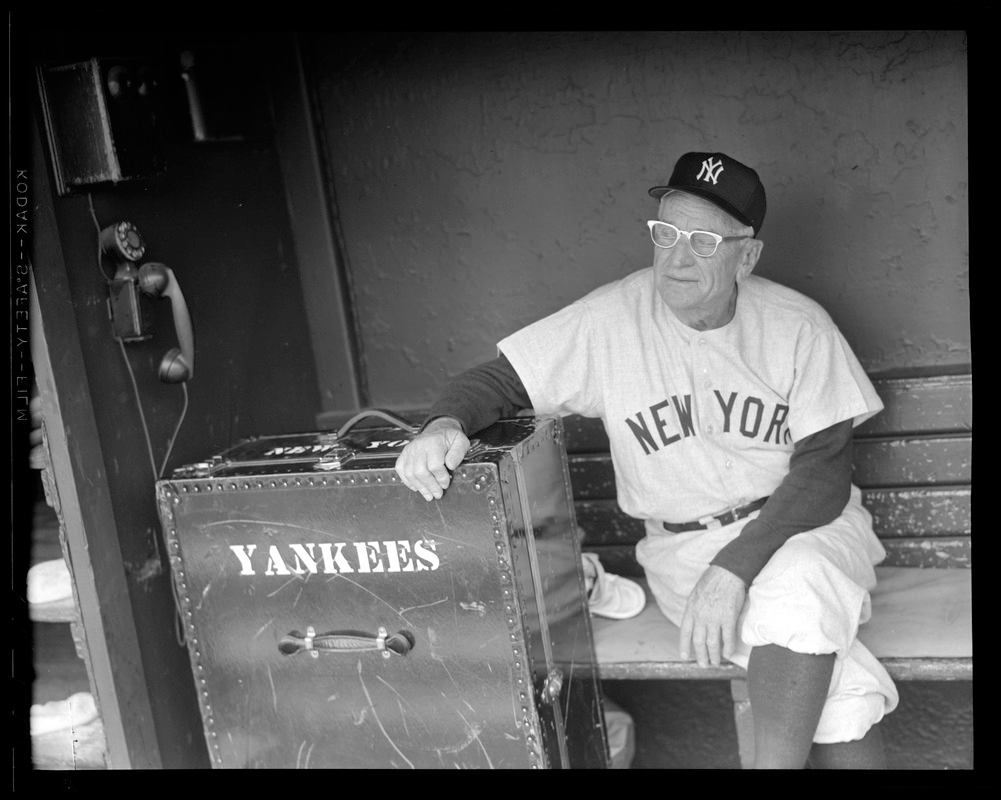 Casey Stengel, the manager of the New York Yankees from 1949 to 1960.