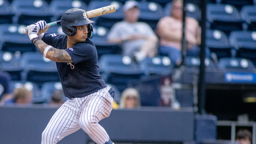 Everson Pereira homered twice Saturday, but the RailRiders fell 14-12 to Worcester.