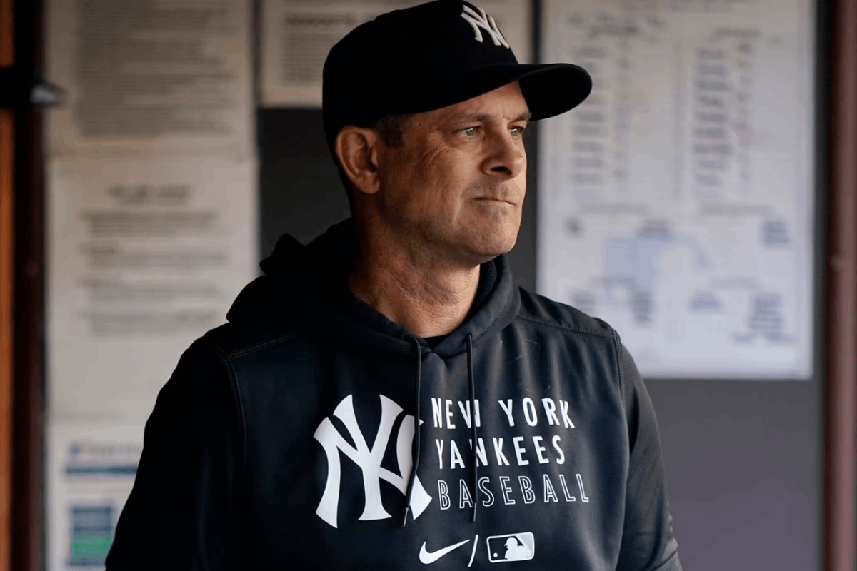 The manager of the New York Yankees, Aaron Boone.
