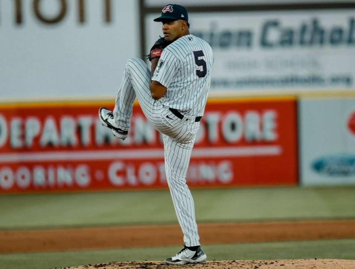 Yankees' Yoendrys Gomez is pitching for the Somerset Patriots in MiLB.