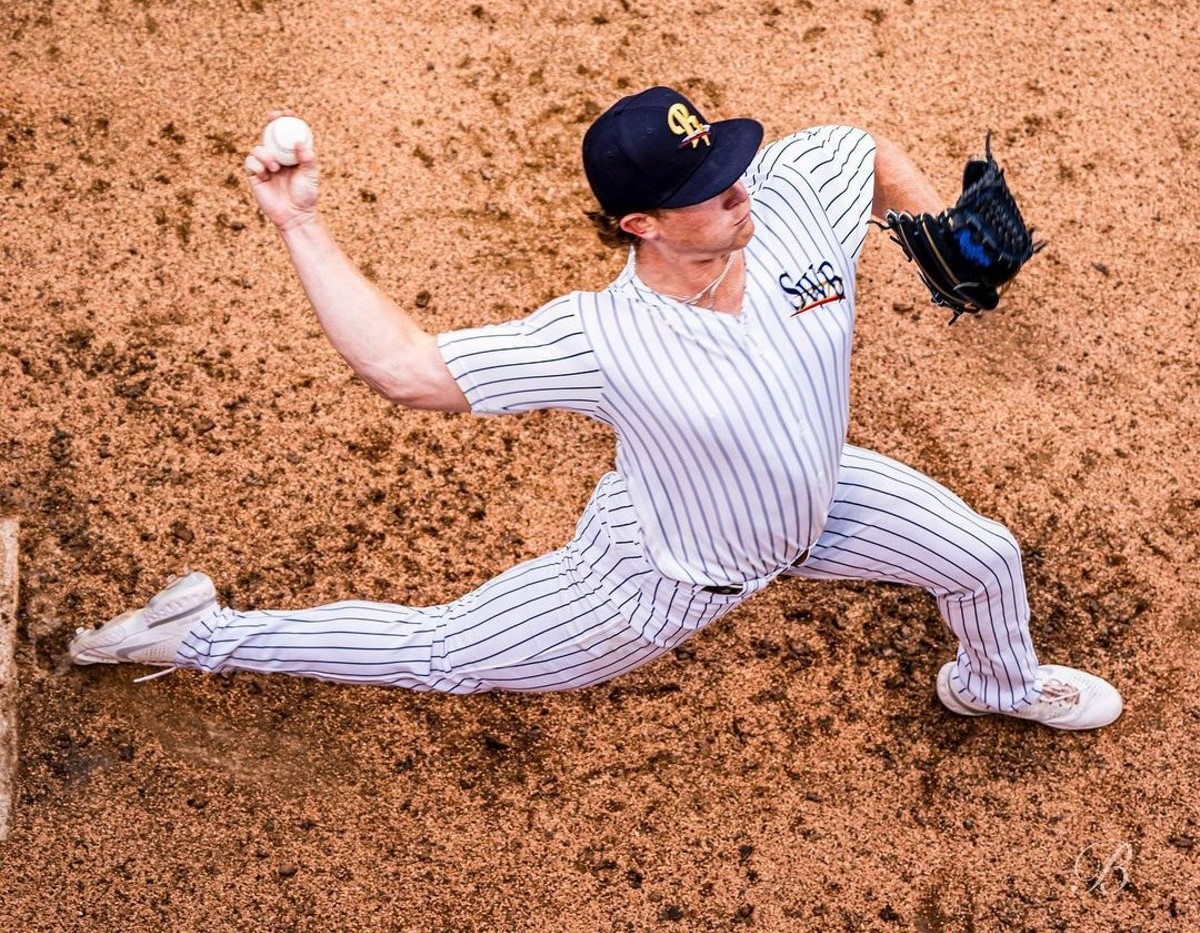 Clayton Beeter, lanzador prospecto de los Yankees, en acción con los AAA RailRiders