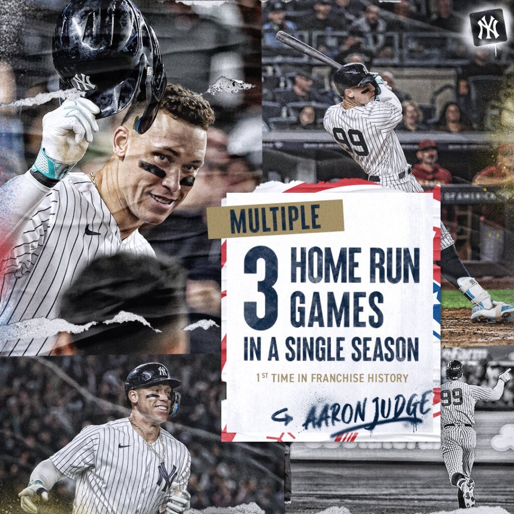 Aaron Judge's 3-HR Performance Forces Yankees To Contemplate