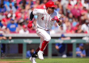 Ex-Yankees Harrison Bader playing for Cincinatti Reds.