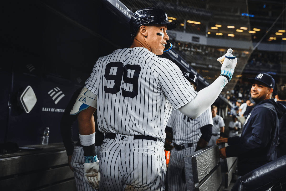 The player of the New York Yankees, Aaron Judge.