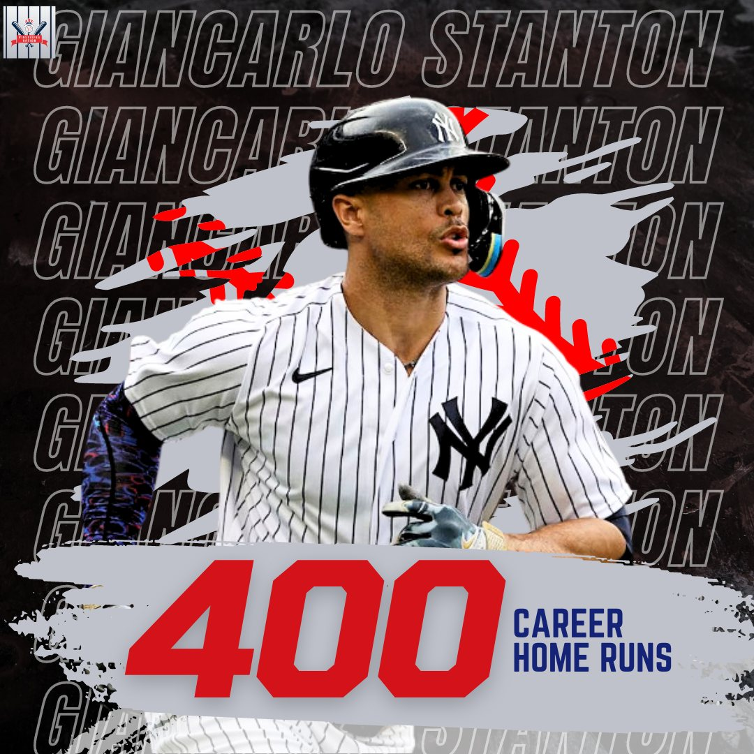 Giancarlo Stanton reaches 400 HRs in the Yankees vs. Tigers game at Yankee Stadium on Sept 5, 2023..