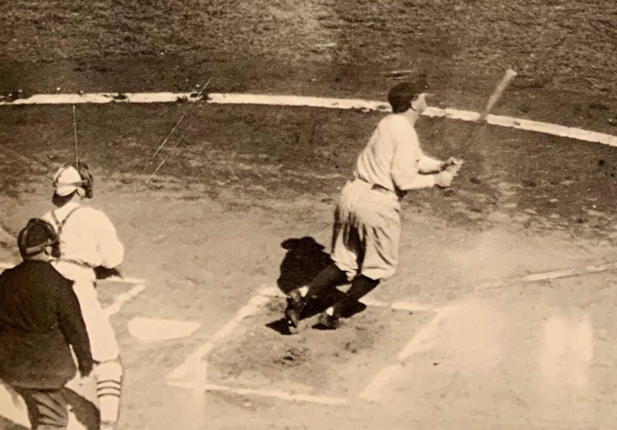 On October 6, 1926, the legendary Babe Ruth made World Series history at St. Louis' Sportsman Park by hitting 3 home runs.