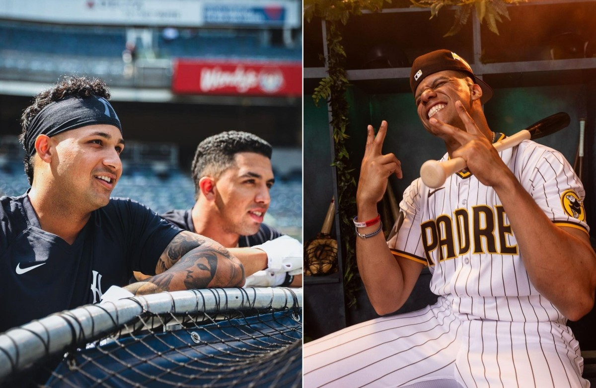 Yankees rookies Everson Pereira and Oswald Peraza and Cubs' star Juan Soto.