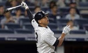 Alex Rodriguez playing for the New York Yankees