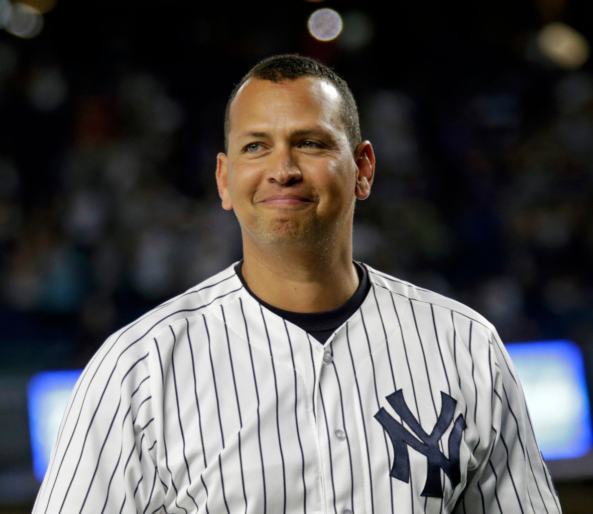 Alex Rodriguez jugando para los New York Yankees