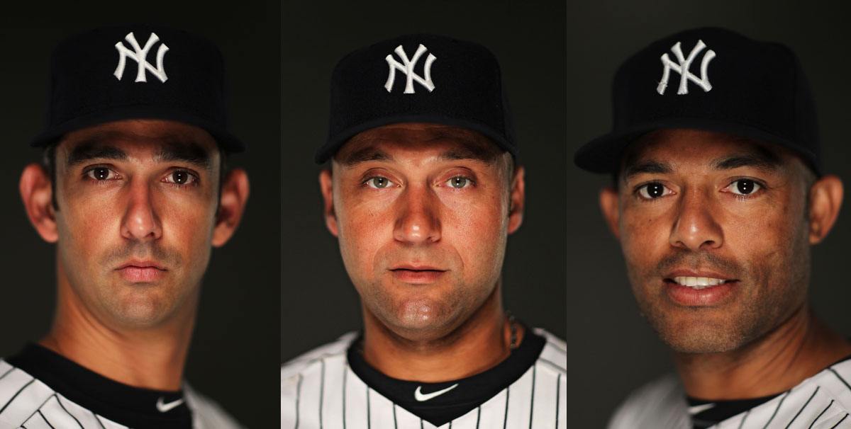 Yankees legend trio Derek Jeter, Jorge Posada, and Mariano Rivera