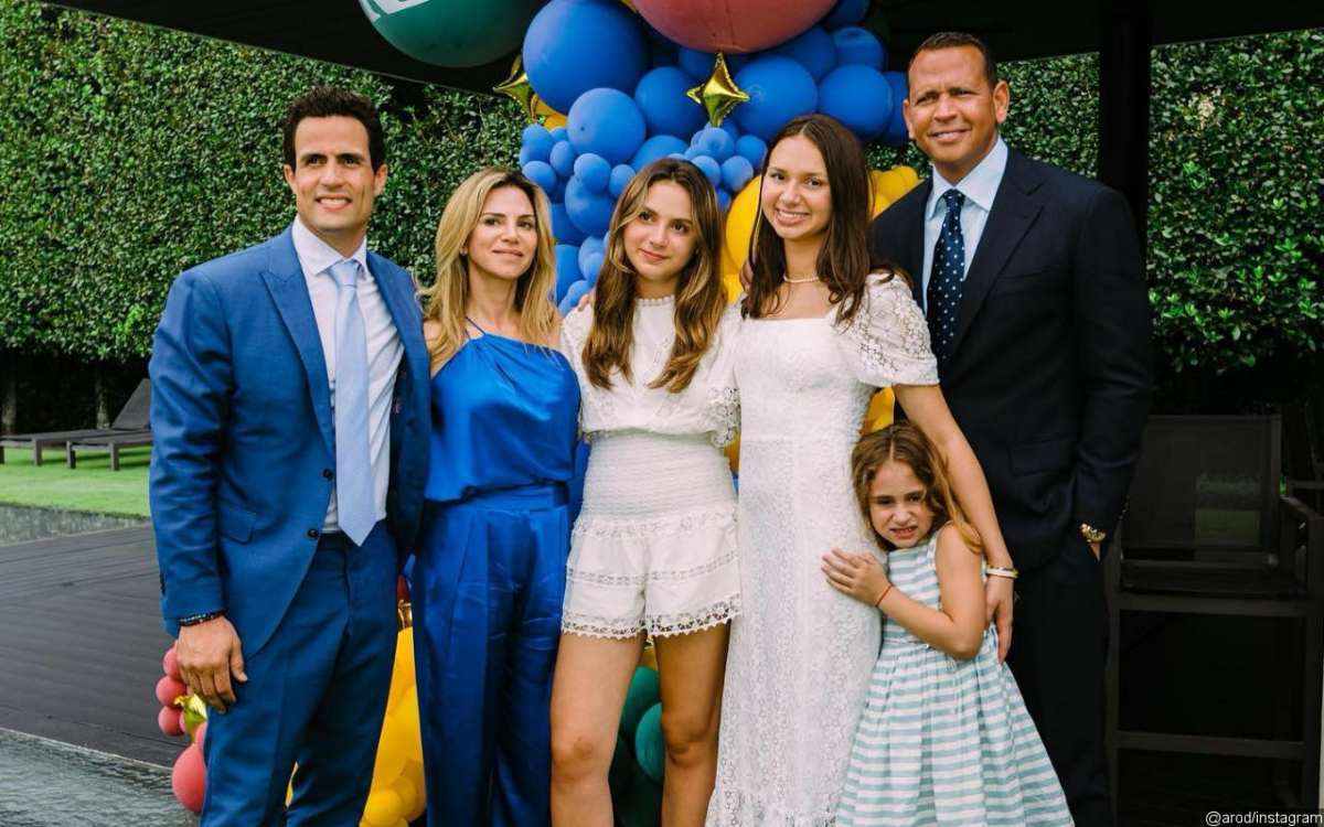 The Former Baseball Shortstop, Who Also Shares 15-Year-Old Daughter Ella With Cynthia, Also Poses Alongside His Ex's Current Husband, Angel Nicolas, On The Special Occasion.