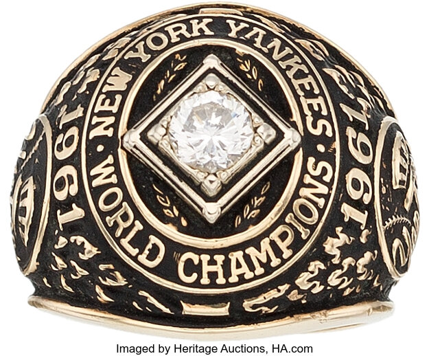 Anillo de la serie mundial de 1961 de los New York Yankees