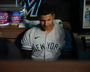 Second baseman Gleyber Torres of the New York Yankees