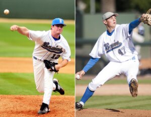 2020 NL Cy Young Trevor Bauer and 2023 Cy Young Gerrit Cole were teammates at UCLA.