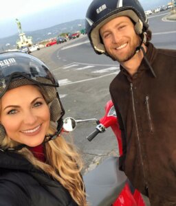 Gerrit Cole with wife Amy