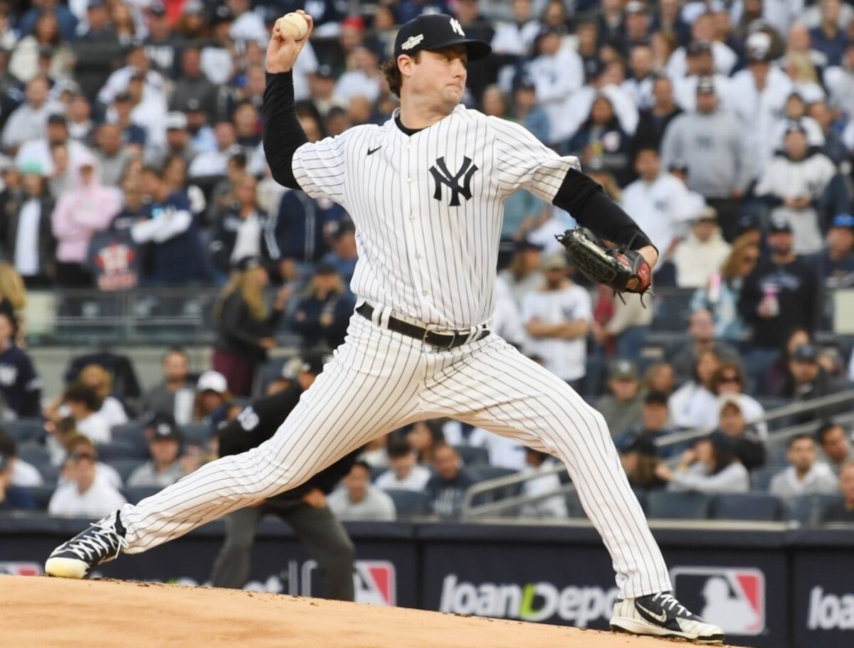 Yankees ace Gerrit Cole is pitching against 