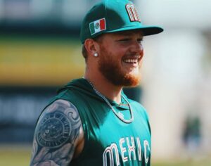 Ex-Red Sox and current Yankees outfielder Alex Verdugo is at a practice camp with his Mexico team in the 2023 WBC.
