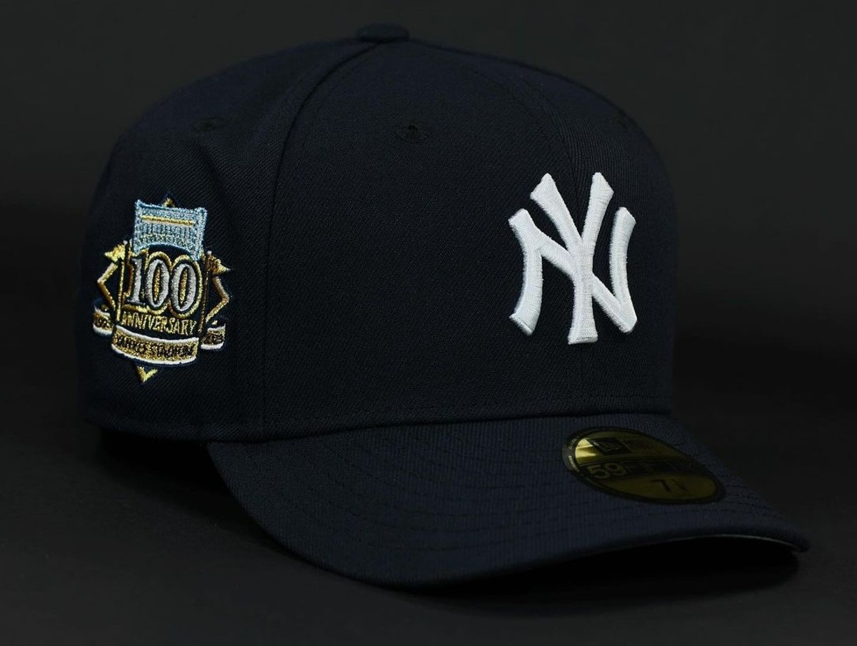A special edition of the Yankees cap to commemorate Yankee Stadium's 100th Anniversary.