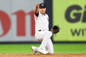 Yankees utility star Isiah Kiner-Falefa at Yankee Stadium