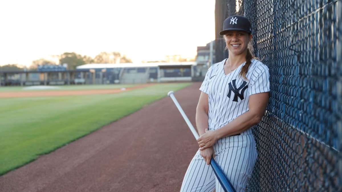 The New York Yankees' first female coach Rachel Balkovec