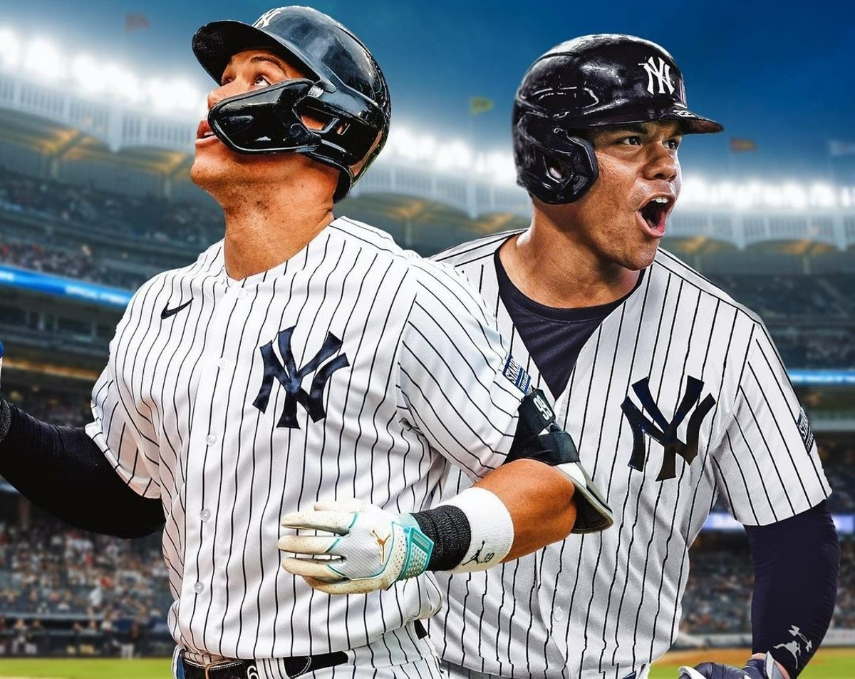 The Yankees' top sluggers Aaron Judge and Juan Soto.