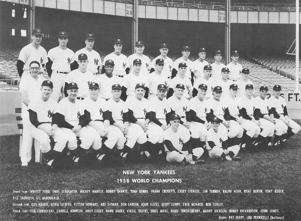 El equipo de los New York Yankees de 1958