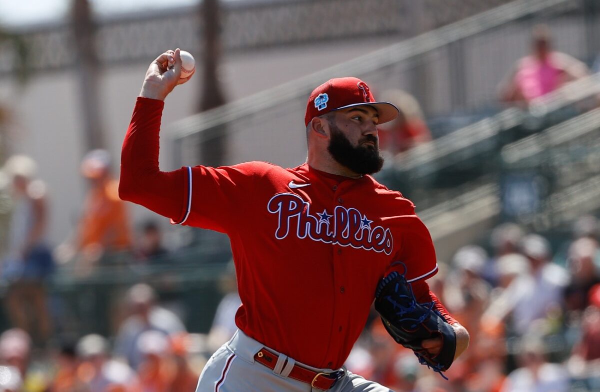 Former Phillies pitcher McKiney Moore was acquired by the Yankees