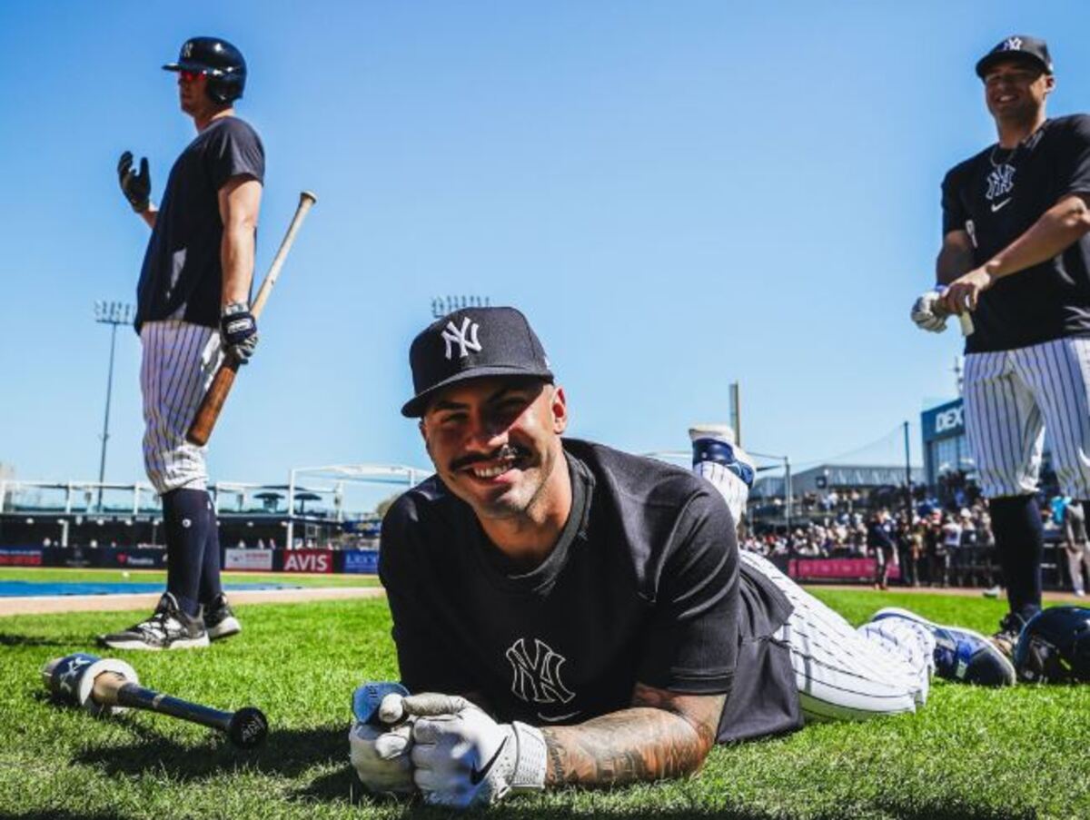 Gleyber Torres está en el campamento de entrenamiento de primavera 2024 de los Yankees.