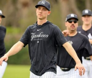 Luke Weaver is at Yankees' spring training camp in Tampa on Feb. 18, 2024.