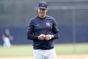 Aaron Boone, manager of the new york yankees