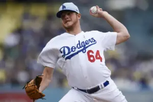 Caleb Ferguson, player of the Dodgers