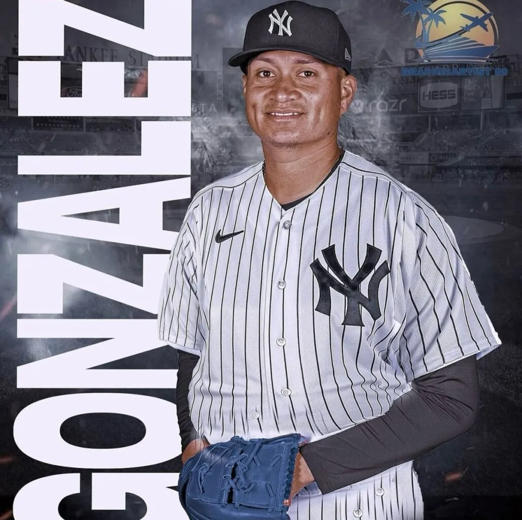 Victor Gonzalez, player of the new york yankees