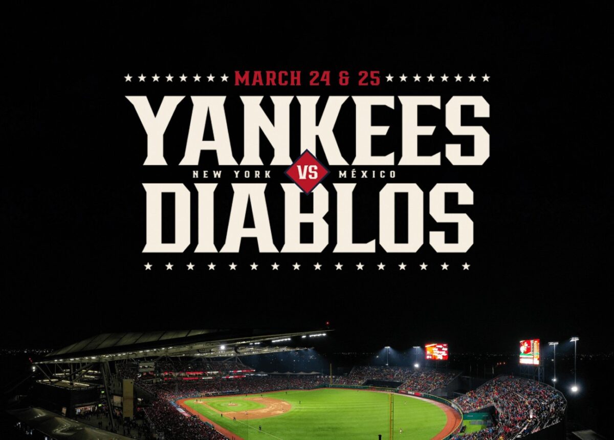 The New York Yankees are set to play exhibition games in Mexico City in March. The games against Diablos Rojos del México are scheduled for March 24 and 25,