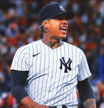 Marcus Stroman as a Yankees' player.