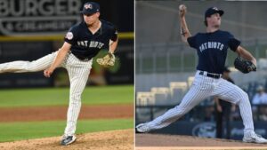 New York Yankees pitching prospects Will Warren and Chase Hampton