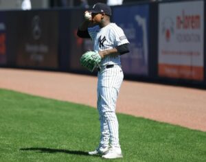 Marcus Stroman is at the Yankees' spring training at Tampa in March 2024.