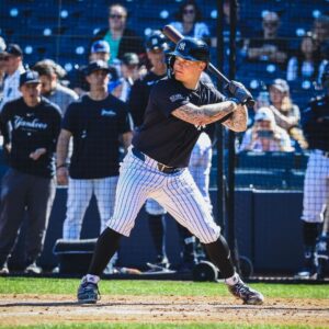 Alex Verdugo during 2024 Spring Training with New York Yankees