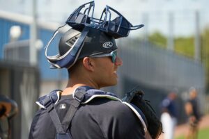 Yankees' Jose Trevino at spring camp 2024.