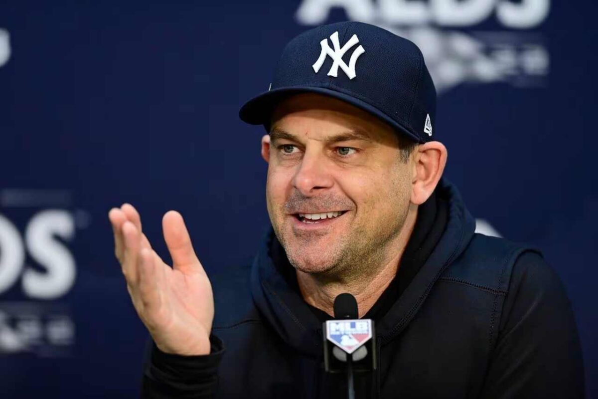 Aaron Boone, manager of the Yankees