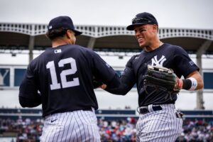 Aaron Judge during the game between new york yankees vs. mets, on thursday, march 22, 2024