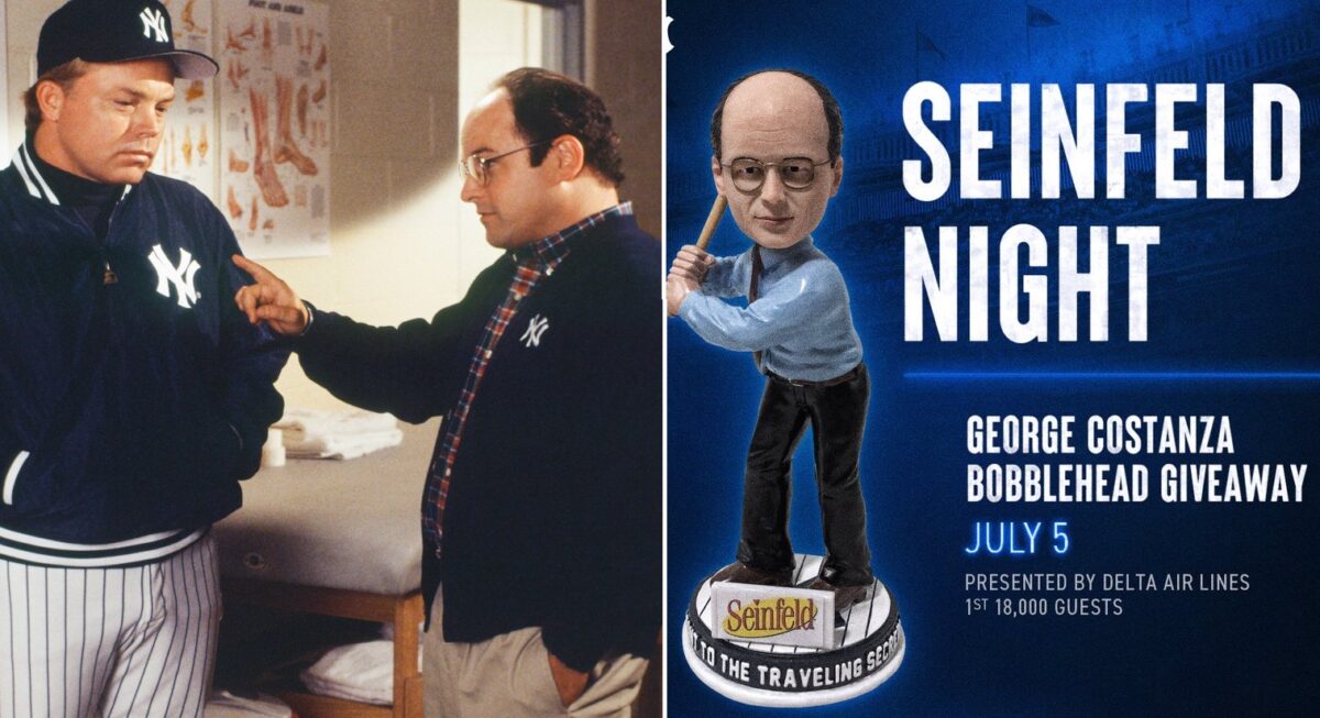 Yankees to celebrate Seinfeld with Costanza bobbleheads giveaway on July 5, 2024.