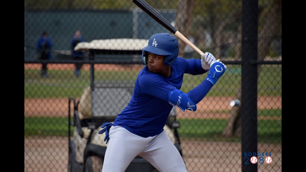 Josue De Paula, player of the Los Angeles Dodgers