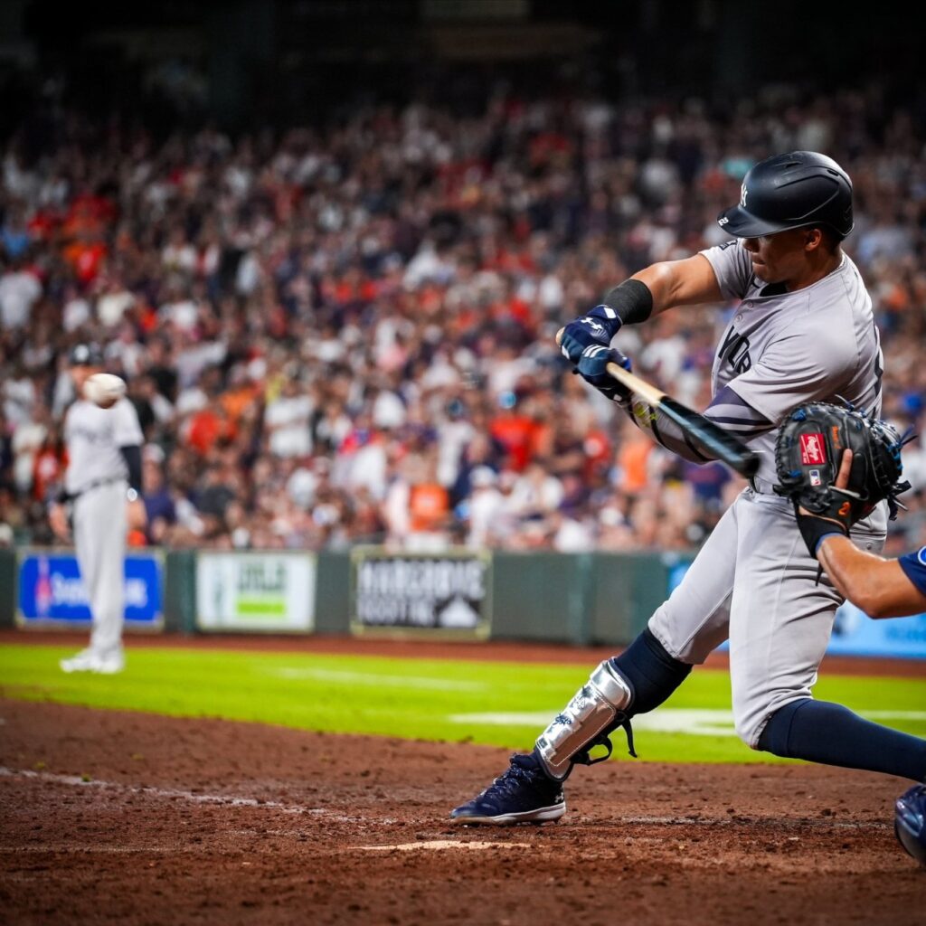 Juan Soto during the game between the New York Yankees vs. Houston Astros, on march 31, 2024.