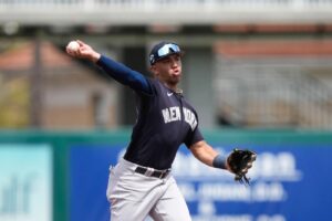 Oswald Peraza, player of the New York Yankees