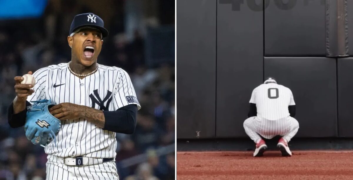 Pitcher Marcus Stroman starts in Yankees vs. Marlins game at Yankee Stadium on April 10, 2024.